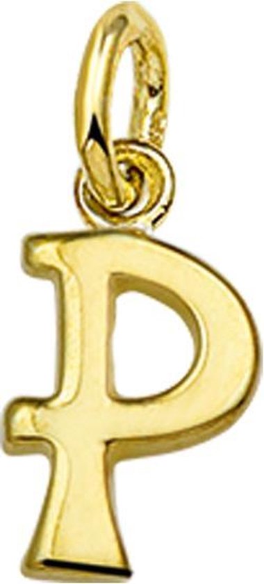 The Jewelry Collection Hanger Letter P - Goud