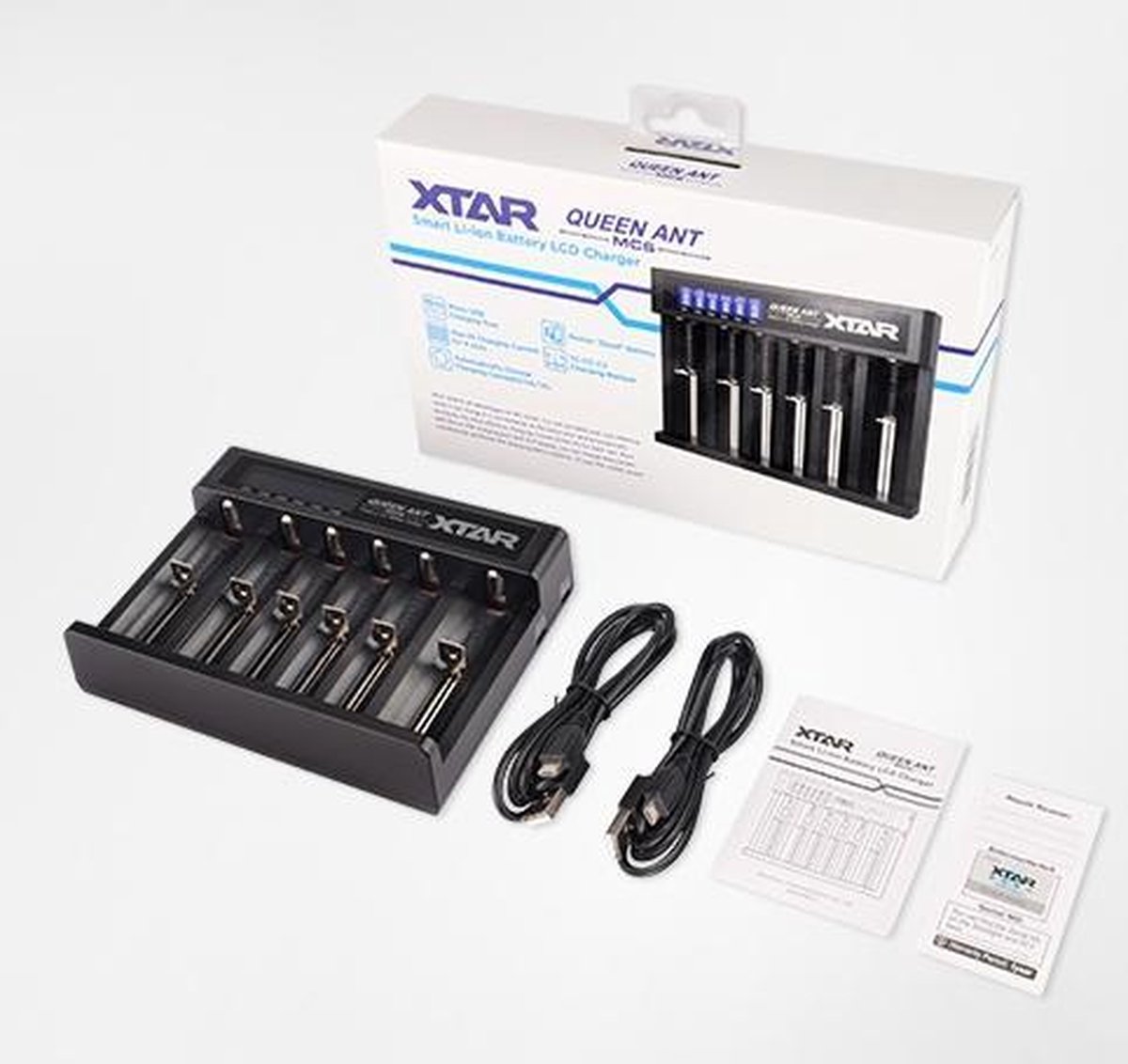 Xtar Queen ANT MC6 Li-ion USB batterij-oplader