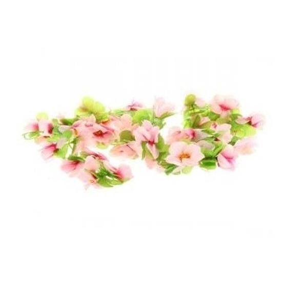 Fiets accessoires stuur of frame versiering roze bloemenslinger - 220 cm |  bol.com