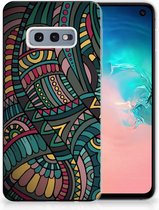Geschikt voor Samsung Galaxy S10e TPU Hoesje Design Aztec