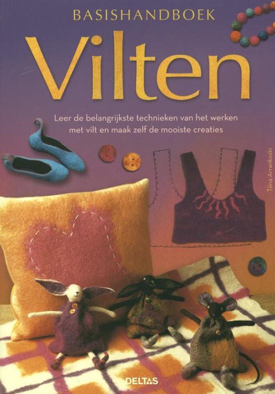 Cover van het boek 'Basishandboek vilten'