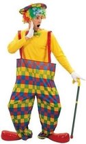 Witbaard Kostuum Clown Polyester Maat M/l 3-delig