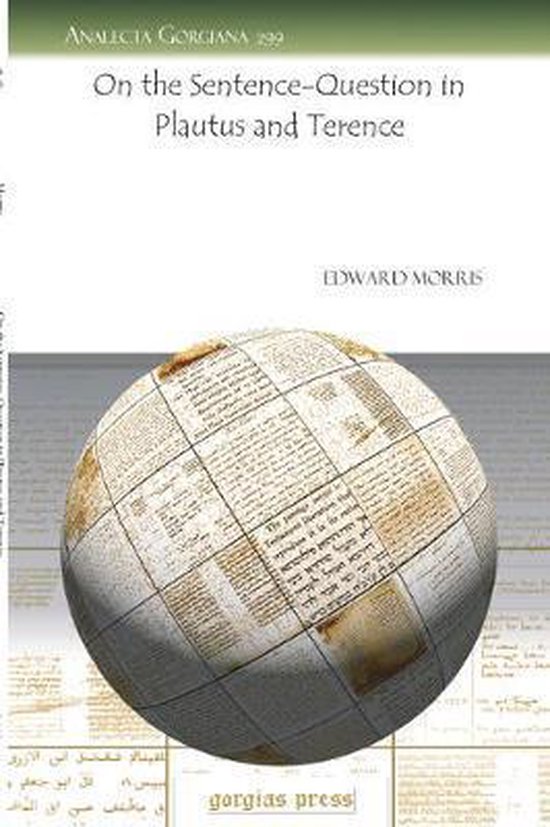 On the Sentence-Question in Plautus and Terence - cover