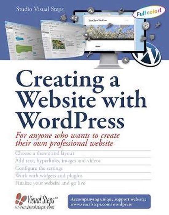 Creating a Website With Wordpress - cover