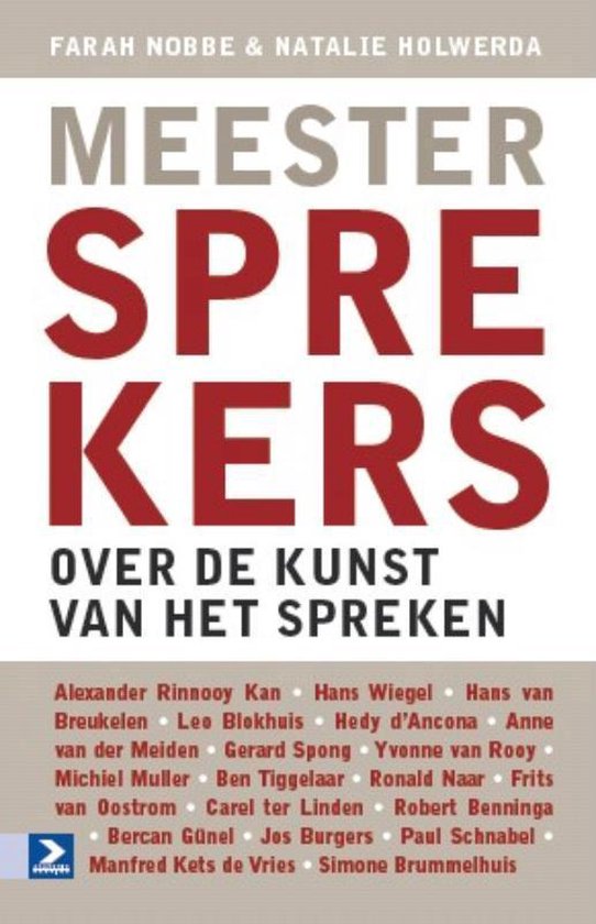 Cover van het boek 'Meestersprekers' van Farah Nobbe van Steenhoven