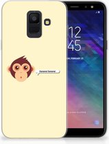 Geschikt voor Samsung Galaxy A6 (2018) Uniek TPU Hoesje Monkey