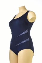 Lentiggini Basic Zwart/Wit - Badpak Maat: 38