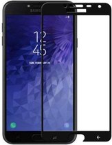 Samsung Galaxy J4 2018 - Full Cover Screenprotector - Gehard Glas - Zwart