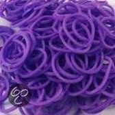 Loom bandjes - 600 stuks - Paars