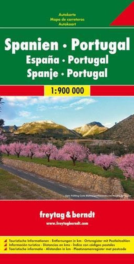 Cover van het boek 'Spanien Portugal (1:900.000)'