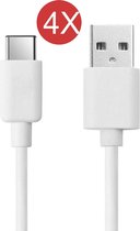 4x Câble Type-C vers USB pour la charge - 1 Mètre de câble Type-C / USB-C TechNow - Câble de charge et de données pour Samsung / Huawei / Apple iPad et autres