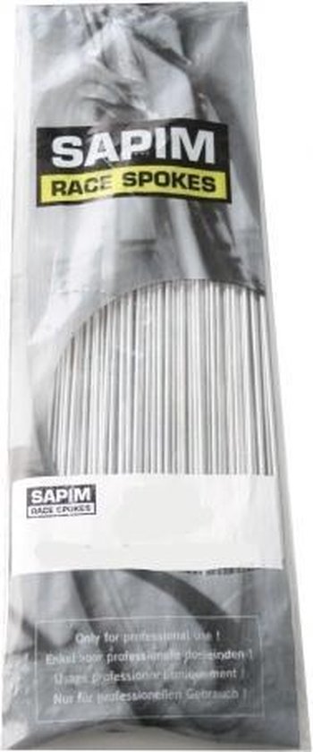 Sapim spaak CX-Ray 14-262 RVS z/nippel zw (1 stuk) - Cheap Bike Shop