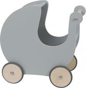 Bol.com Sebra - Houten poppenwagen - grijs aanbieding