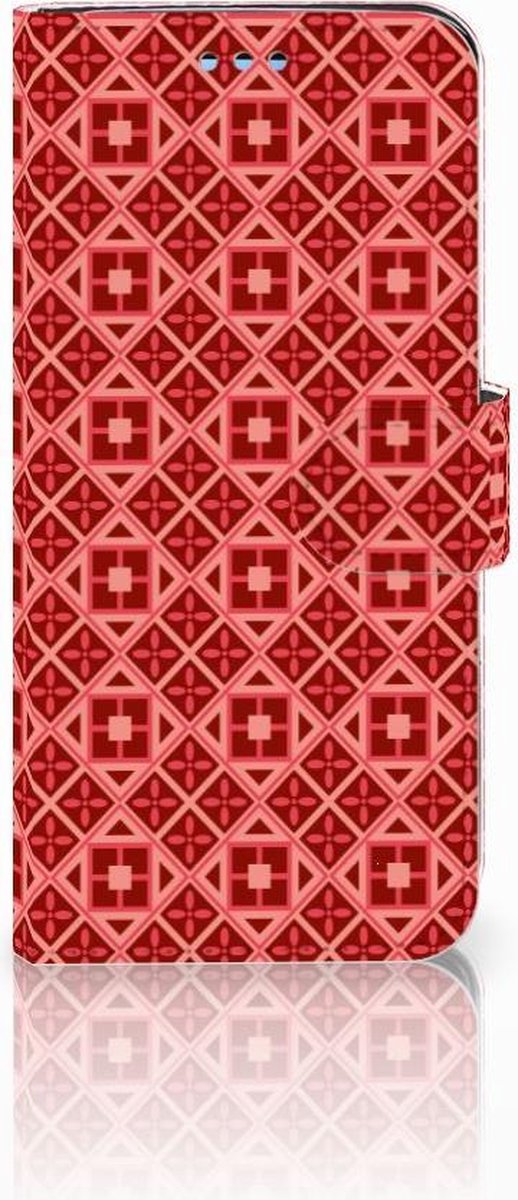 Samsung Galaxy S9 Telefoon Hoesje Batik Rood