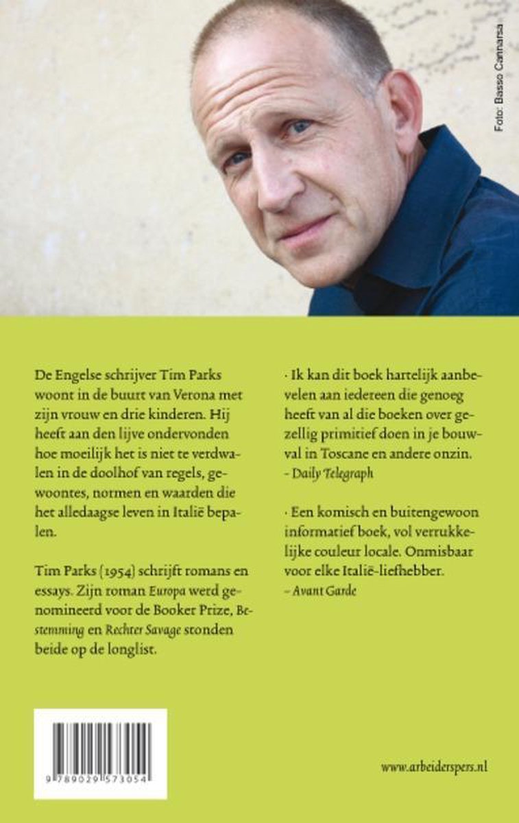 Italiaanse buren - back cover