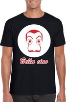 Zwart Salvador Dali t-shirt voor heren S