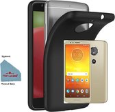 Pearlycase® Zwart TPU Siliconen Case Hoesje voor Motorola Moto E5