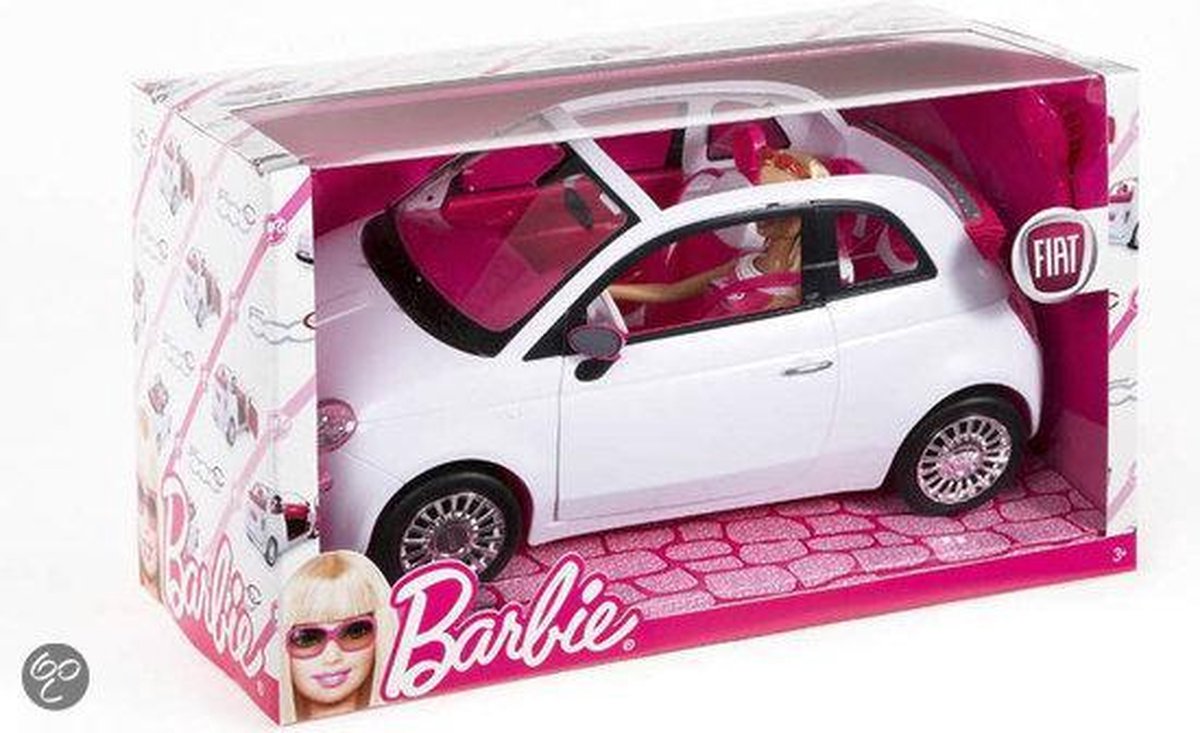 Barbie met Fiat 500 Barbie - Wit | bol.com