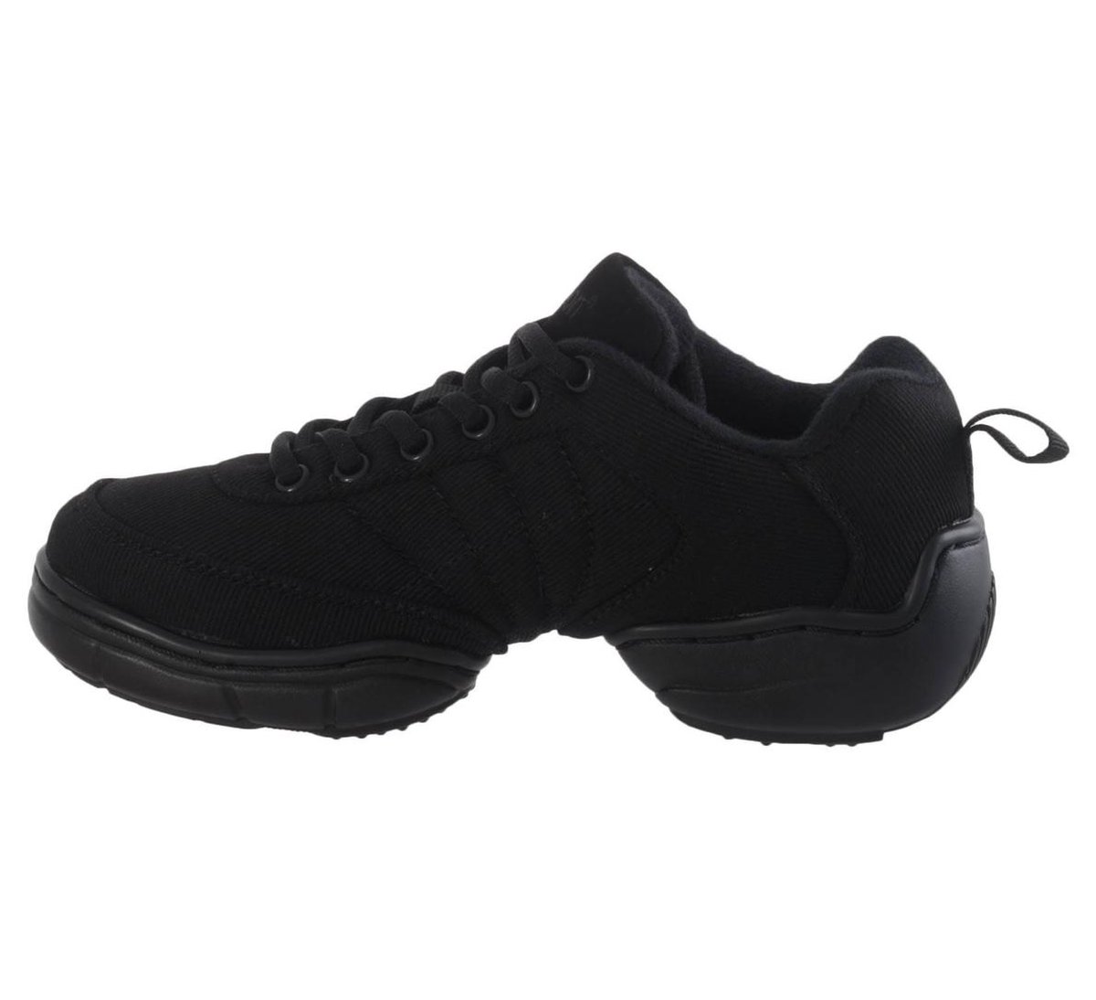 Papillon Danssneakers Splitzool Dames Zwart Maat 46