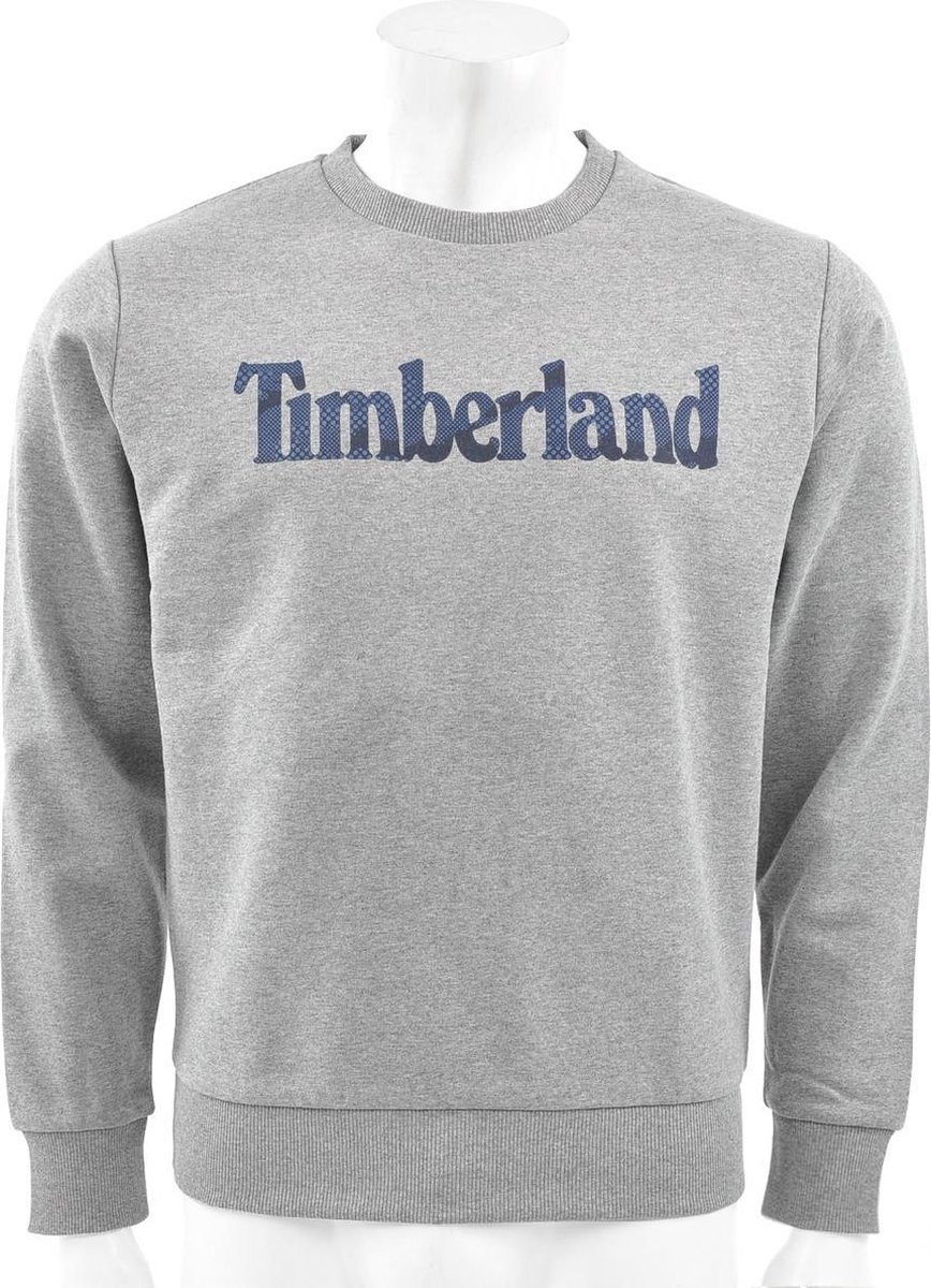 Timberland Heren Sweaters Linear Logo Sweat Grijs Maat L