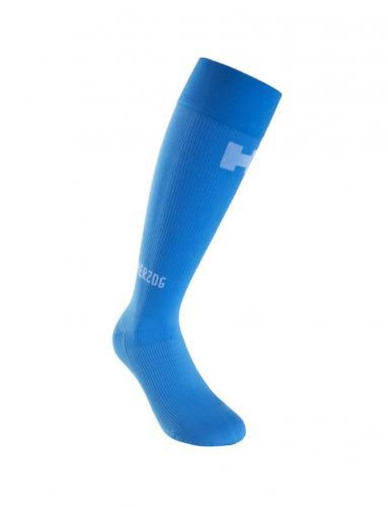 Bas de compression Herzog PRO Bleu - Taille 1 - Jambe extra longue: 46,1 - 52 cm - Grand pied: 40-44