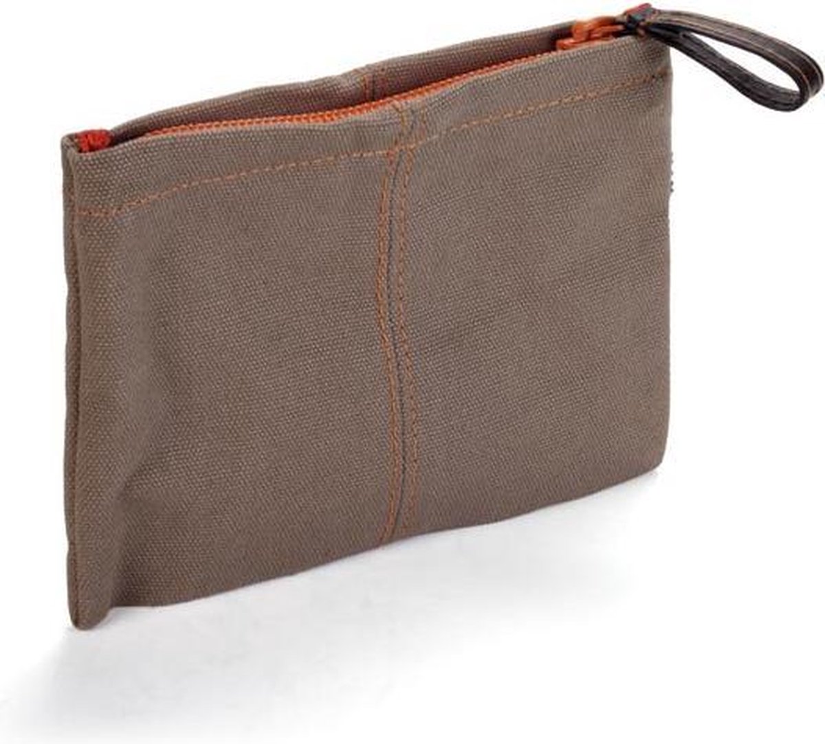 Kinta Damesbeurs Can S Kaki-Oranje 20x14cm