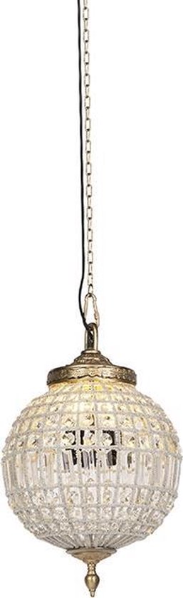 QAZQA Kasbah - Klassieke Hanglamp - 2 lichts - L 0 mm - Goud/messing - Woonkamer | Slaapkamer | Keuken