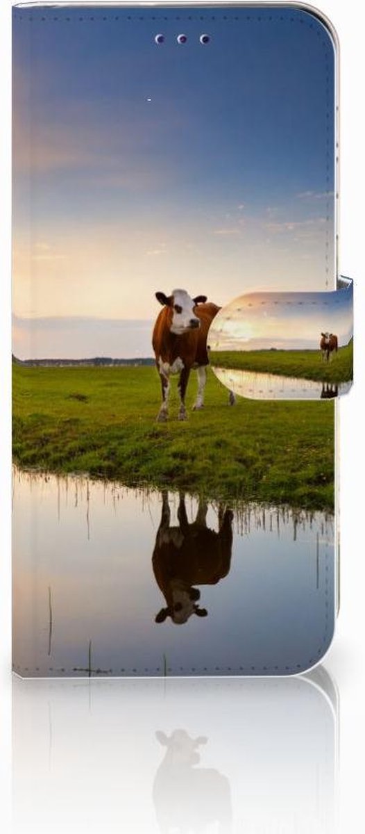 Samsung Galaxy A50 Telefoonhoesje met Pasjes Koe