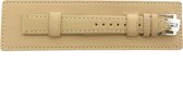 Morellato horlogeband - Vitello seta - beige bruin - leer - 18mm