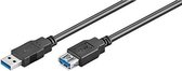 Ewent EC1007 USB-kabel 1 m USB 3.2 Gen 1 (3.1 Gen 1) USB A Zwart