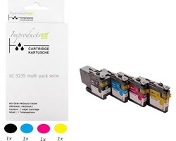 Improducts Improducts® Inkt cartridges - Alternatief Brother LC3239/ LC-3239 / 3239 4 Stuks