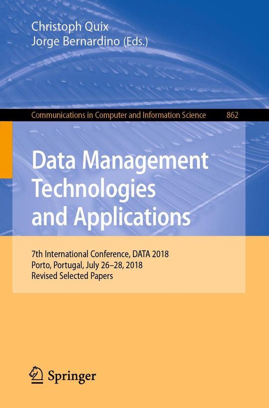 Springer Nature Proceedings Computer Science - Data Manageme ... - cover