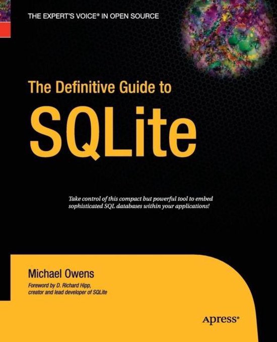 The Definitive Guide to SQLite - cover