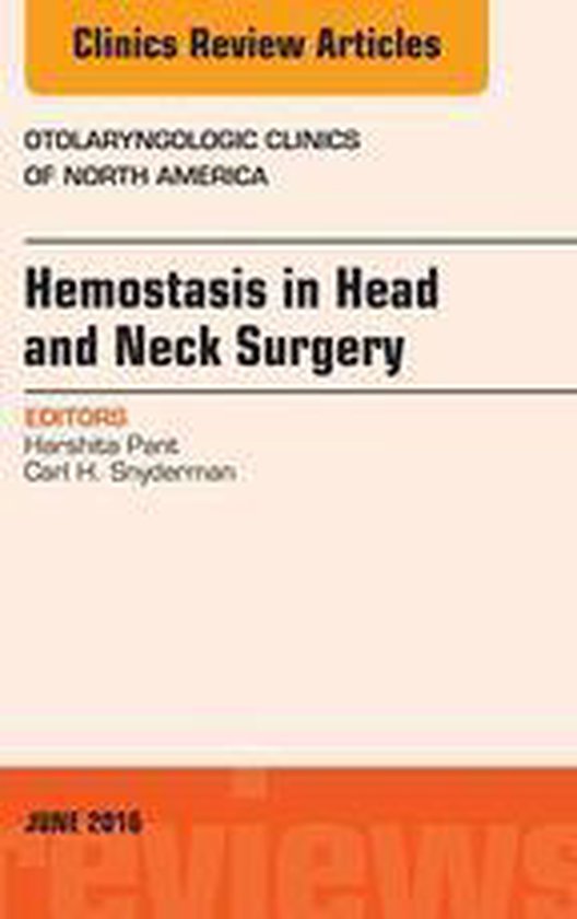 The Clinics: Surgery Volume 49-3 - Hemostasis in Head and Ne ... - cover