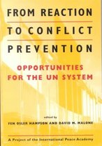 From Reaction to Conflict Prevention