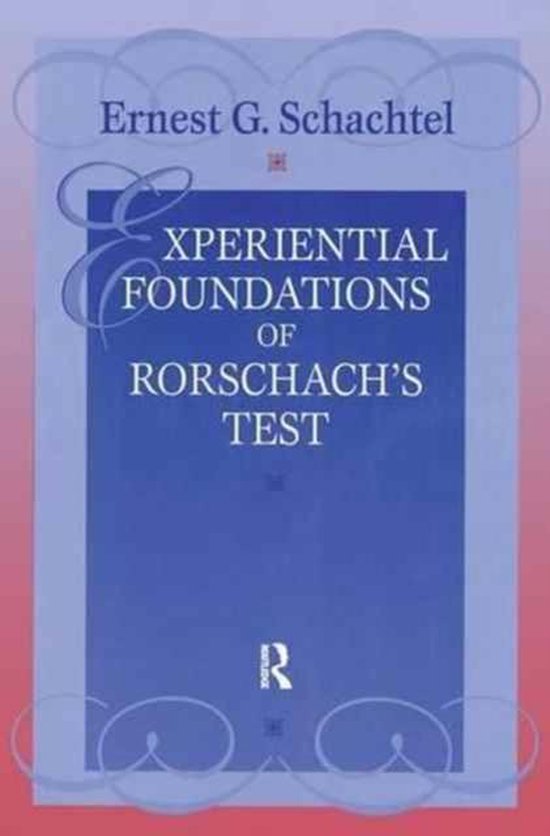 Experiential Foundations of Rorschach's Test - cover