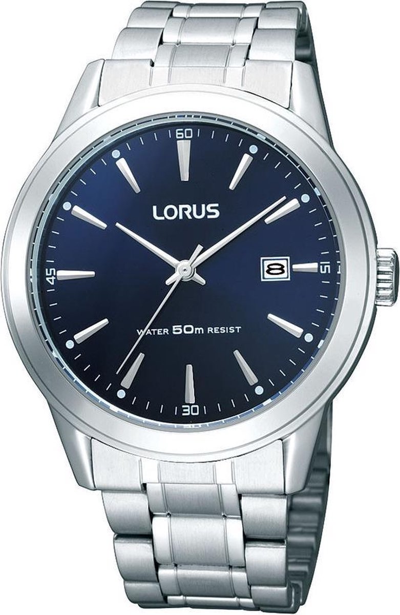 Lorus RH997BX9 Heren Horloge - 40 mm - Zilverkleurig