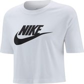 Nike Sportswear Essential Cropped Icon Futura T-Shirt Dames - Maat XS