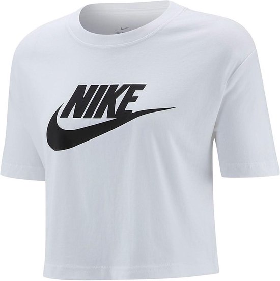 Nike Sportswear Essential Cropped Icon Futura T-Shirt Dames