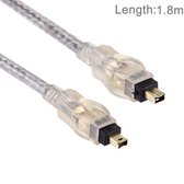 Firewire IEEE 1394 4Pin Mannelijk naar 4Pin Mannelijk Kabel, Lengte: 1.8m