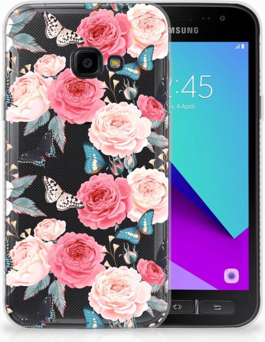 Samsung Galaxy Xcover 4 | Xcover 4s TPU Case Butterfly Roses