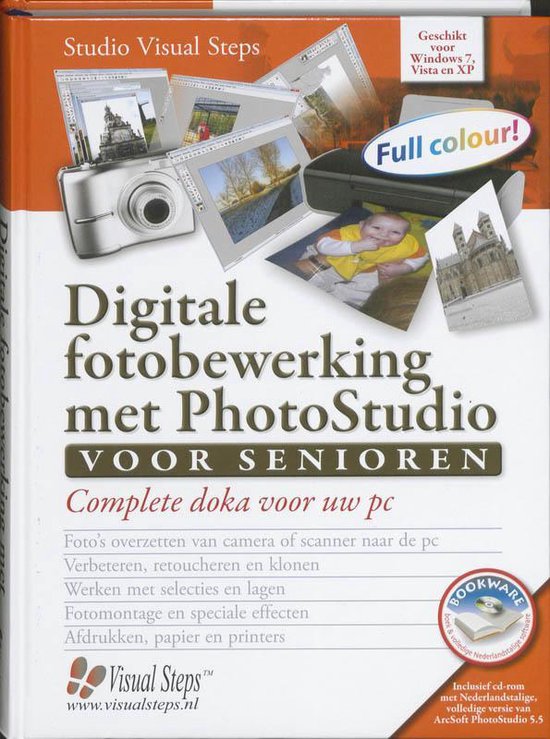 Digitale fotobewerking met PhotoStudio voor senioren - cover