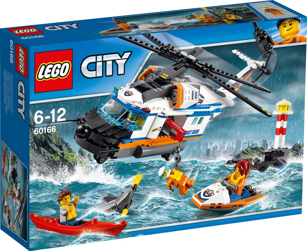 LEGO 60343 Le transport par hélicoptère de sauvetage - Dès 5 ans