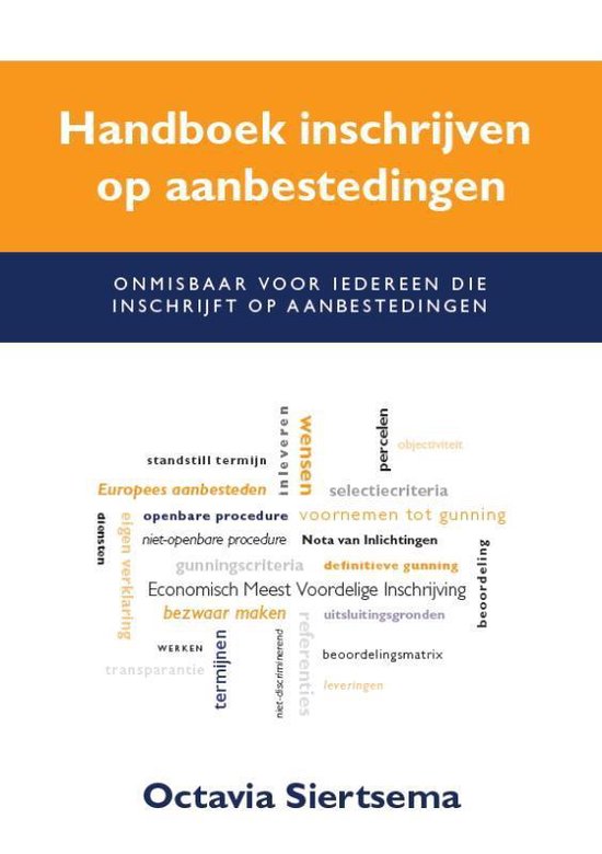 Handboek inschrijven op aanbesteding - cover