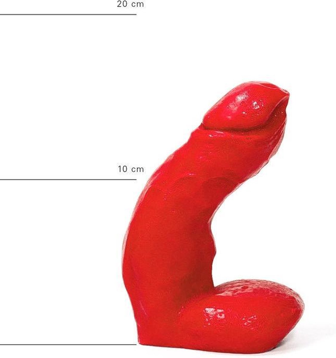 Goedkoopste All Red Dildo 15 x 4 cm - rood