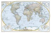 Ngs 125th Anniversary World Map - Wereldkaart National Geographic - 117 x 77cm
