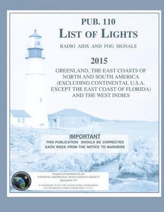 Pub. 110 List of Lights - cover