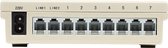 PBX207 TELEFOONCENTRALE geschikt 2 analoge netlijnen en 7 analoge toestellen; met FSK-Nummerweergave