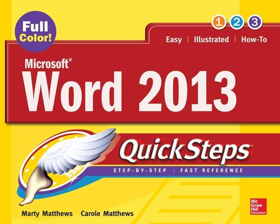 Microsoft(R) Word 2013 Quicksteps - cover
