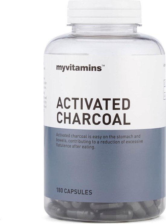 Activated Charcoal (180 Tablets) Myvitamins